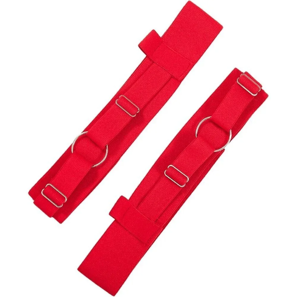 Women's Red Sexy Chain Strappy Garter Belt Lingerie Set Rave Outfits - Picture 4 of 5